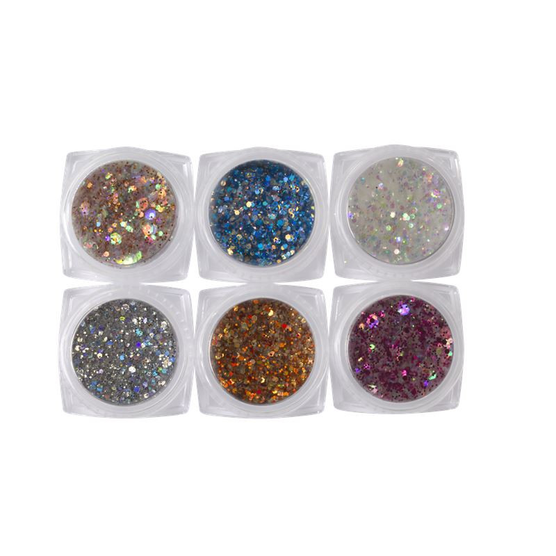 GLITTER MIX 02 - LOT DE 6